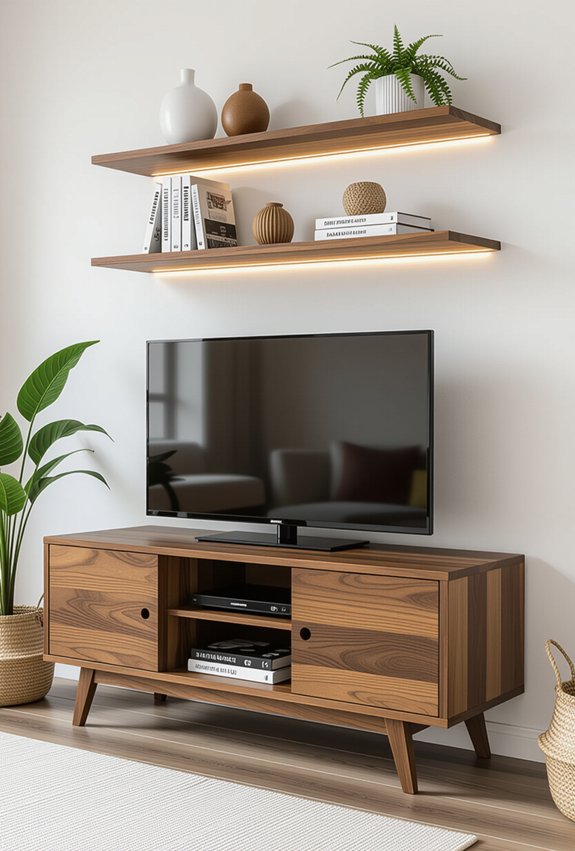 versatile storage and aesthetics