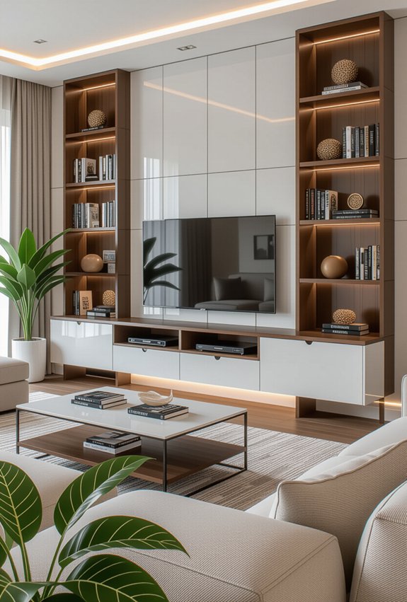 versatile storage for entertainment
