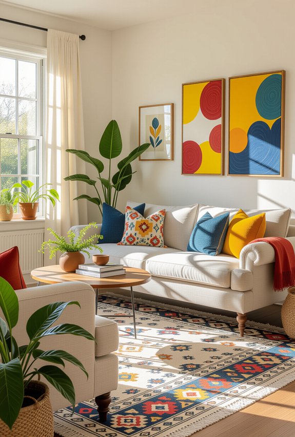 vibrant accents for spaces