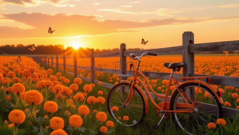 vibrant orange aesthetic inspiration